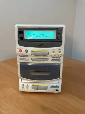 Ux-t20wt Jvc Ux-t20 Bookshelf Cd/cassette/am &fm Compact Reciever. Cd Not Working