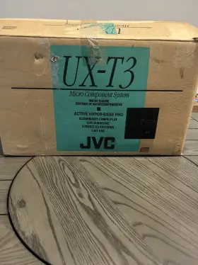 Ux-t3bk Jvc Compact Component System Fm/am Tape Deck Works Cd Player Does Not