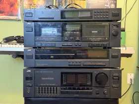 Jvc Xl-v95bk Td-w95 Ax-797 Fx-97 Stereo System Cd Cassette Am/fm Dolby Eq