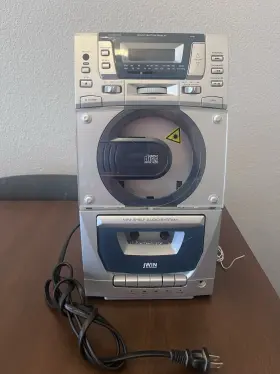 Jx-cd1000 Jwin Jx-cd7150 Stereo Cd Player Radio Mini System. Great For Garage Shop Dorm
