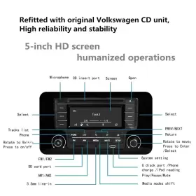 Keiid 404600943110 Cd Player With Speakers Bluetooth For Home Stereo System Boombox Fm Radio U #3