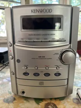 Hm-322 Kenwood Micro Hifi Component System No Speakers Working As Is Read