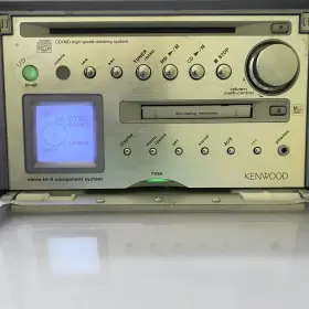 Rd-vh5md Kenwood Micro Hi-fi Component System Cd Md Dubbing Radio Mini Disc Aux Japan #2