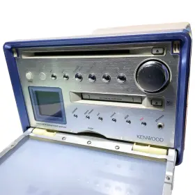 Rd-vh5md Kenwood Micro Hi-fi Component System Cd Md Dubbing Radio Mini Disc Aux Japan