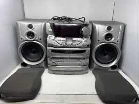 Rxd-a700 Kenwood Rare Mini Hi-fi Component 3 Cd Changer Cassettes Am/fm