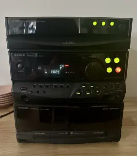 Rxd-f3 Kenwood Compact Disc Stereo System 150w Rare 3 Cd Changer For Parts Read