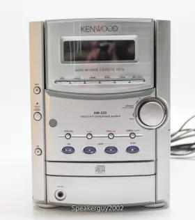 Rxd-m32 Kenwood Hm-332 Mini Component System And Speakers Kt #3