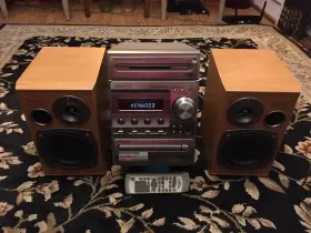 Rxd-m66 Kenwood Hi Fi Shelf Stereo System 120w Am/fm Cd Tape Doesnftt Play