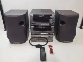 Xd-750 Kenwood Mini Hi-fi Component System Am-fm/cd/cassette Deck Player - Read