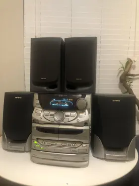 Xd-a5 Kenwood Stereo 1998 Hifi Component 140w Cd Changer Cassettes Am/fm Radio #2