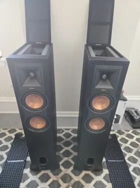 Avr-x1700h Klipsch R26-fa Price Reduced Hifi 5ch Surround Spkrs With Denon 7.2 Ch Av