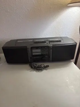 Pc80 Koss Stereo System Double Cassette Player Cd Partially Works Read