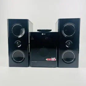 Lfa840 Lg Micro Hi-fi System Cd Aux Input Ipod With Speakers And Remote Tested