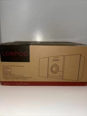 Lp-886 Lonpoo Home Stereo System With Cd Player Bluetooth New #2