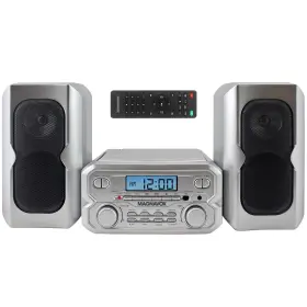 Mm435m2-sl Magnavox B08hvypdzg 3-piece Cd Shelf System Bluetooth Fm Radio Remote Silver
