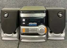 Mas-80 Magnavox Mas-80/37 3-disc Cd Changer Mini Hi-fi Stereo System With Speaker Pair