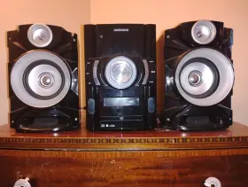 Mm440 Magnavox 3-piece Cd Shelf System Digital Pll Fm Stereo Radio