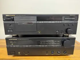 Sd-52u Marantz Matching Amplifier Cassette Player Vintage 1990s Both Tested Cleaned