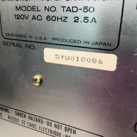 Yu010086 Marantz Stereo System Tda-50 Am/fm Tuner Amplifier Equalizer Dual Cassette Deck #2