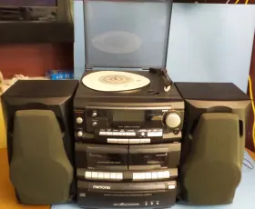 9299m Memorex Am/fm/3 Disc Cd/dual Cassette Player/turntable Excellent Condition