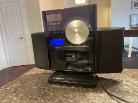 Mi1200 Memorex Cd Micro Stereo System With Ipod Am/fm Radio Player No Remote