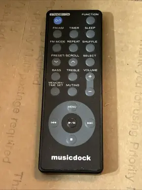 Ks-600 Music Dock Remote For Micro System Am/fm Cd Player Model I11