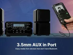 Es-4001 Naxa Electronics Inc. Bluetooth Micro Music System With Mp3 Cd Player Fm Radio Usb #2