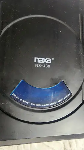 Ns-438 Naxa As Is Digital Cd Micro Am/fm Radio Only Powers On Untested Vguc #3