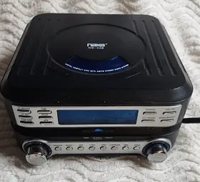 Ns-438 Naxa As Is Digital Cd Micro Am/fm Radio Only Powers On Untested Vguc