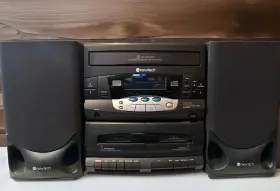 Mc3205cd Newtech Vintage 1998 3 Disc Cd Changer Cassette Am/fm Digital Stereo System