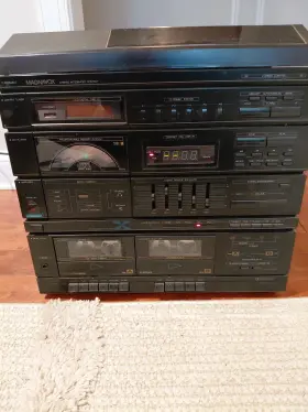 Mx1420 Nivico Vintage Stereo System Cd Cassette Radio Eq Powers On Untested