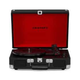 Cr8005f-bk No Cruiser Plus Vinyl Record Player With Speakers And Wireless Bluetooth