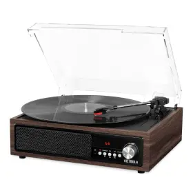 Vta-67-esp No 3-in-1 Bluetooth Record Player With Built In Speakers And 3-speed Turntable