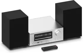 100w Oakcastle 313047647672 Bluetooth Stereo Shelf System Cd Player Fm Radio Backlit Lcd Display Us