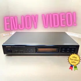 T-403 Onkyo Vintage Synthesized Am/fm Radio Stereo Tuner Made In Japan 1992