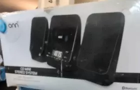 100008722 Onn Cd Mini Stereo System Radio Aux Bluetooth With Remote. New Other