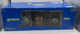 131001816 Onn 681131308595 Groove 200w Cd Stereo System With Bluetooth Wireless S/n In Box B