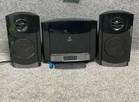 Ona12av024 Onn Mini Stereo System Cd Player With Pair 4 Inch Speakers In Black