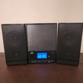 Ona12av503 Onn Mini Cd Stero System With Bluetooth Fm Radio Preowned