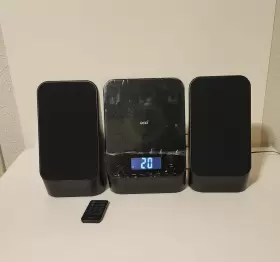 Ond19aaa12 Onn Black Cd Mini Stereo System Works With Speakers Remote Manual Ogbox
