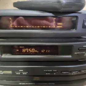 13-1253 Optimus Rare 710 Mini Component Stereo System 3 Am/fm Disc Cd Dual Cass Remote #3