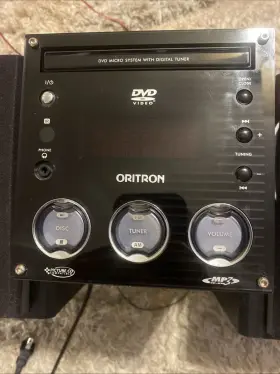 Dms2152 Oritron Vintage Dvd Micro System Home Stereo Entertainment Radio Speakers #3