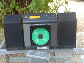 En35 Panasonic Sc Cd Am/fm Mini Stereo Audio System Boxed