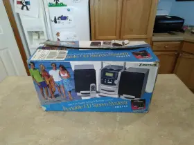Pd6739 Panasonic Nos Emerson Cd Stereo System In Box Complete New Vintage 2000