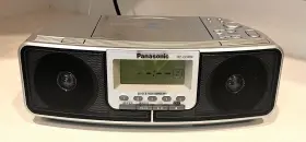 Rc-cd-450 Panasonic Stereo Cd Am Fm Clock Radio Xbs - Tested Video