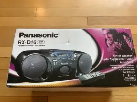 Rx-d16 Panasonic Portable Stereo Cd System