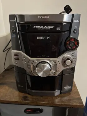 Panasonic Sa-ak150 5 Cd Changer System Stereo