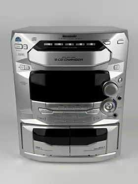 Sa-ak18 Panasonic Cd Stereo System Tested Tape Deck Not Working Radio Work #2