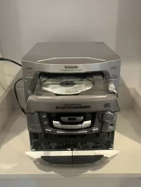 Sa-ak200 Panasonic Cd Stereo System 5 Changer Multi Stage Noise Shaping #3