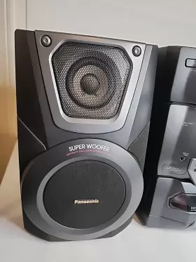 Sa-ak25 Panasonic 5 Cd Changer Dual Tape Stereo System 2 Speakers #2